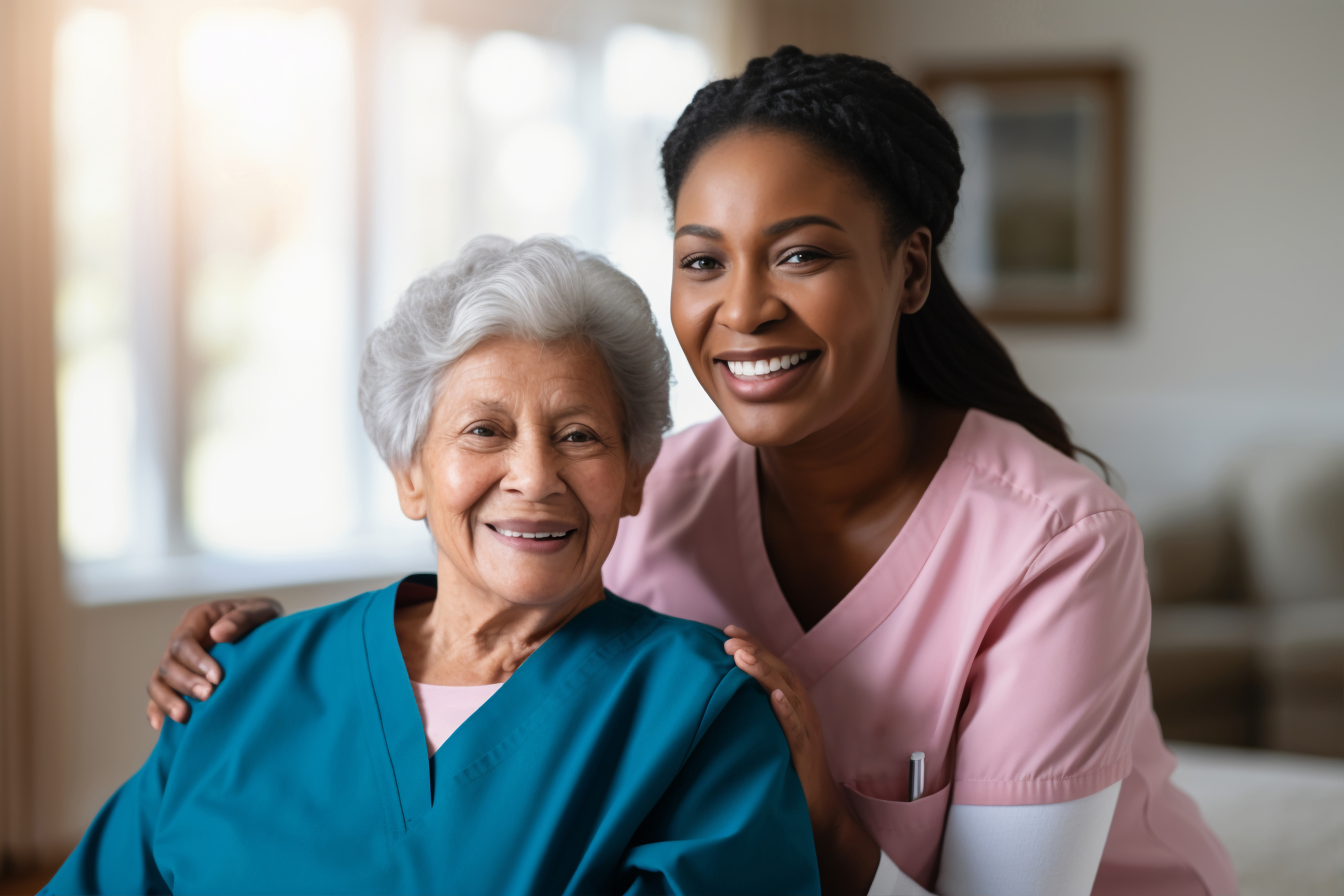 Caregiver with elderly